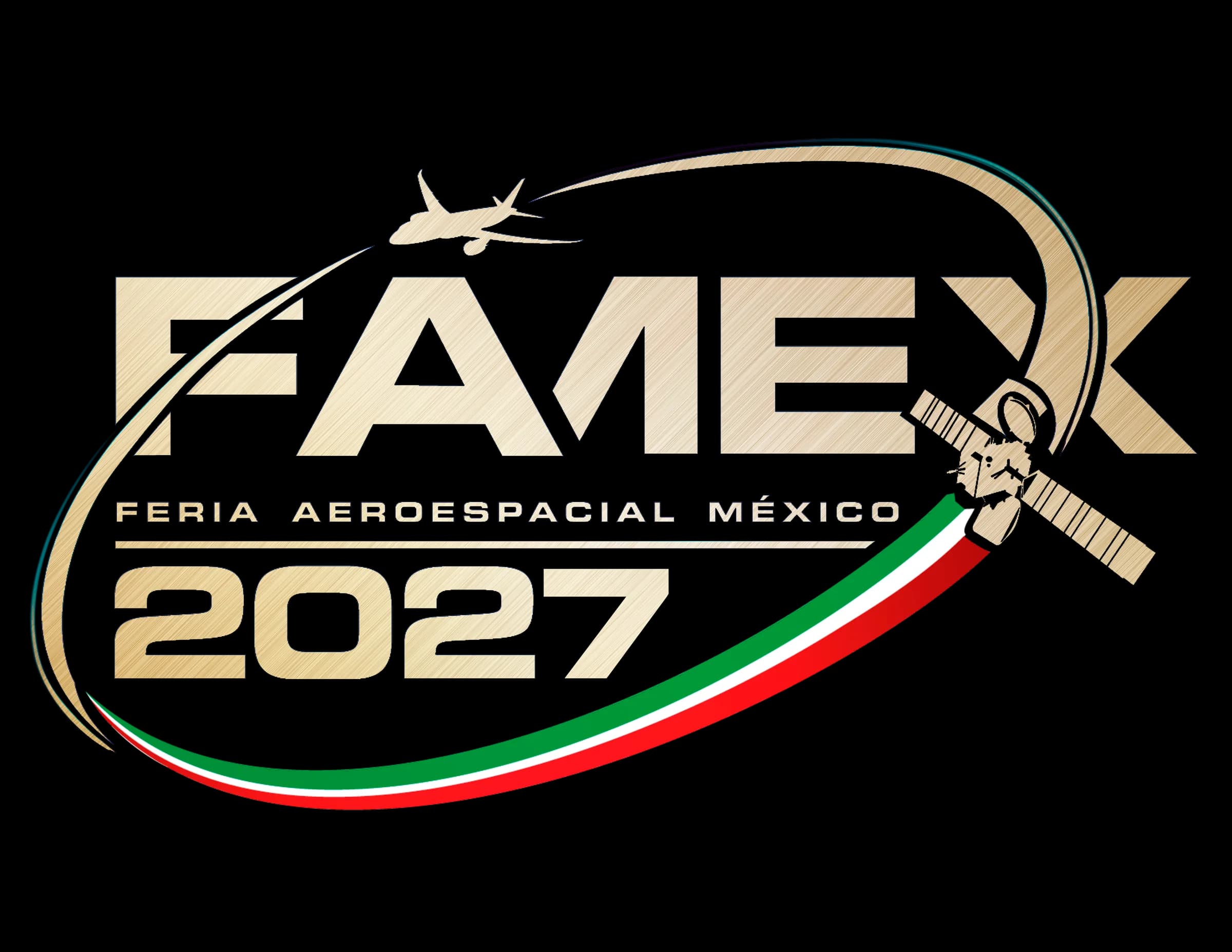 Logotipo de FAMEX 2027, Feria Aeroespacial México